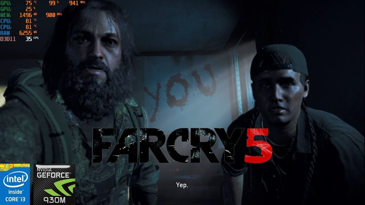 FAR CRY 5 Gameplay - The World is Weak (Geforce 930m)