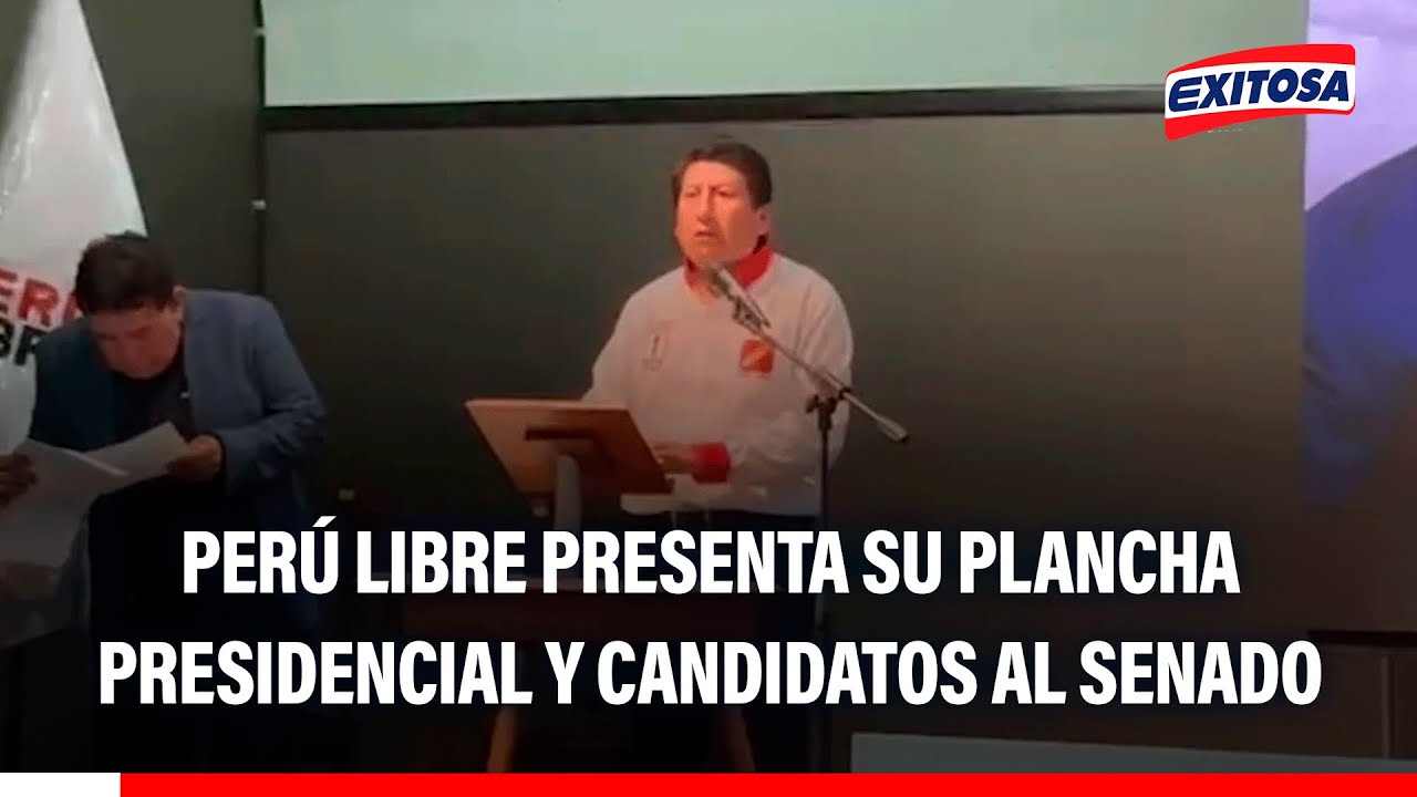 🔴🔵 Elecciones 2026: Perú Libre presenta su plancha presidencial y candidatos al Senado