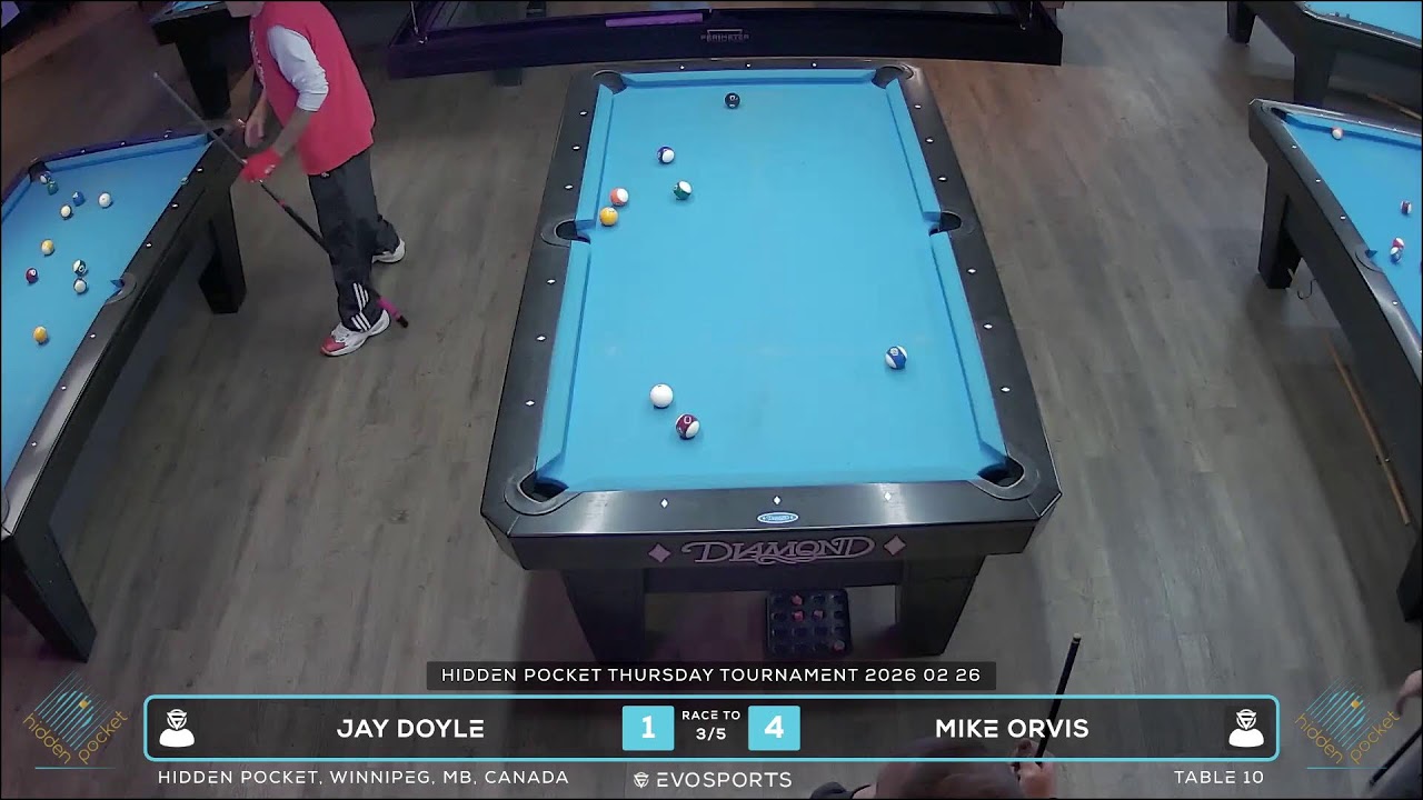 JAY DOYLE vs MIKE ORVIS - HIDDEN POCKET - TABLE 10 | EvoSports