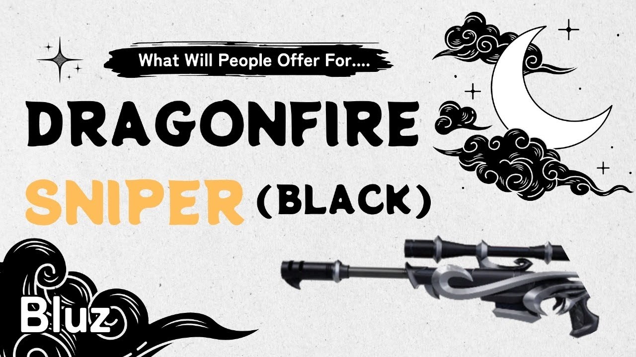 Trading Black Dragonfire Sniper | Murderers vs Sherrifs Duels
