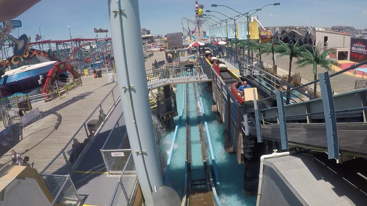 Log Flume POV In Wildwood NJ