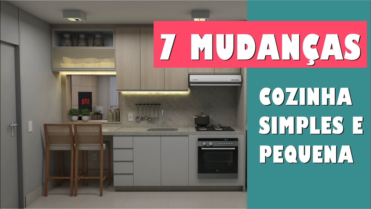 MUDANÇAS EM COZINHA SIMPLES E PEQUENA - OS DETALHES FAZEM A DIFERENÇA!