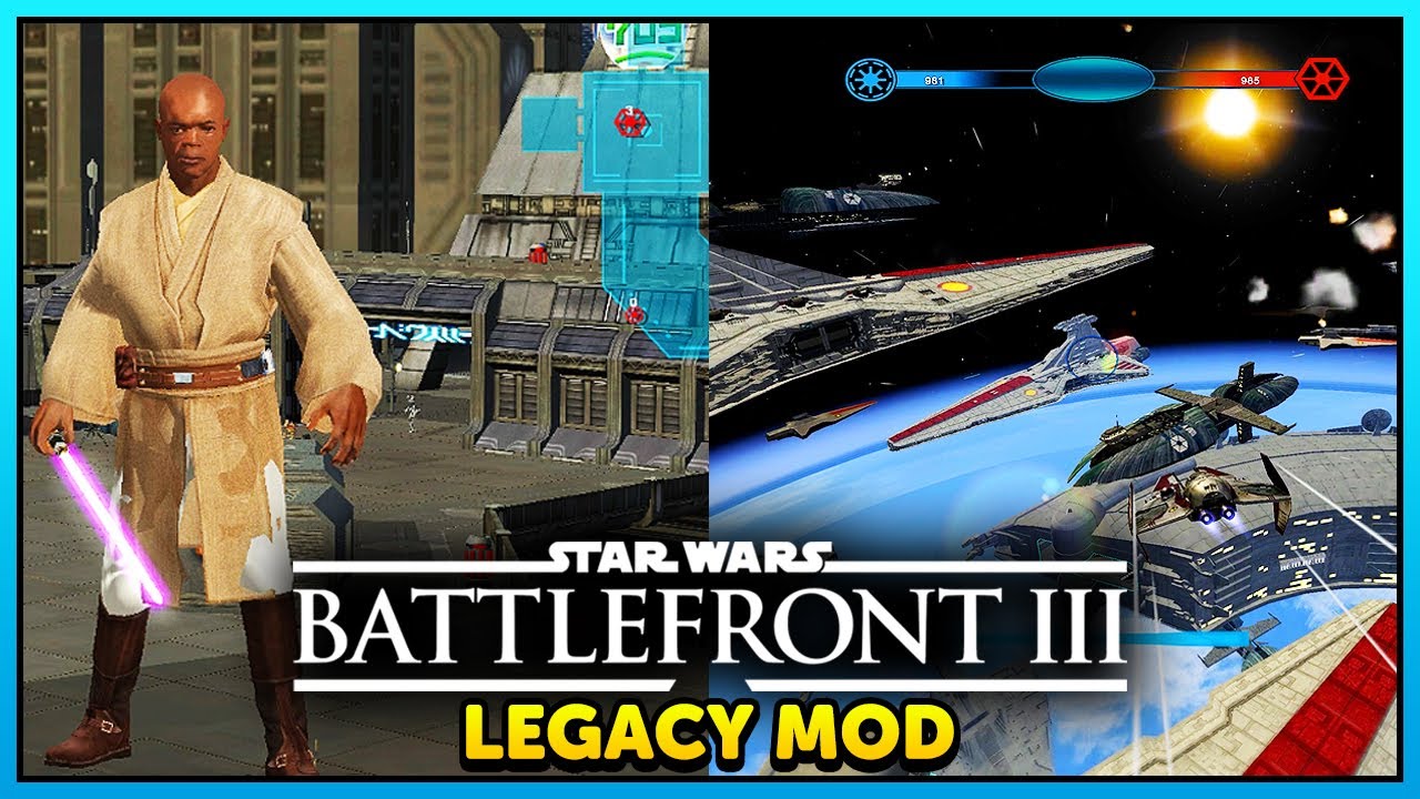 Star Wars Battlefront 3 Legacy Gameplay! Mod Showcase