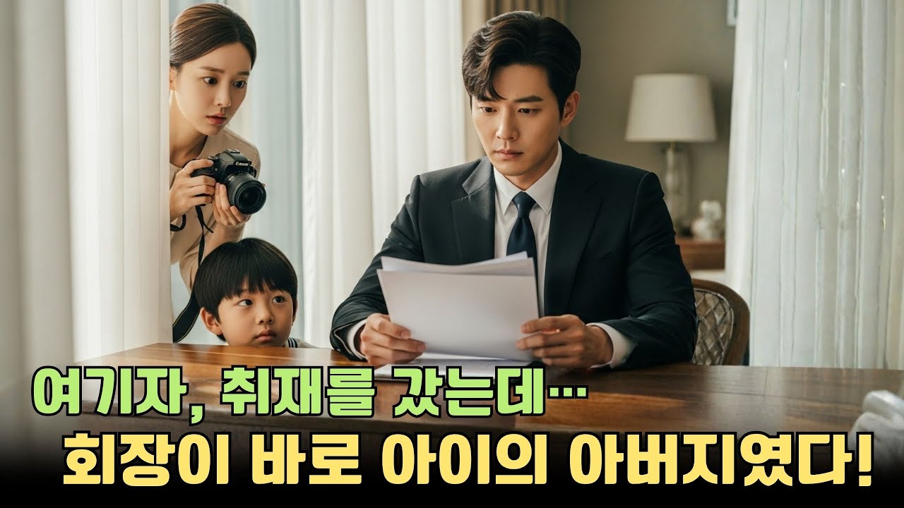 아이와 함께 재벌 회장을 취재하러 간 여자 기자, 그 남자가 바로 아이의 아버지였다!