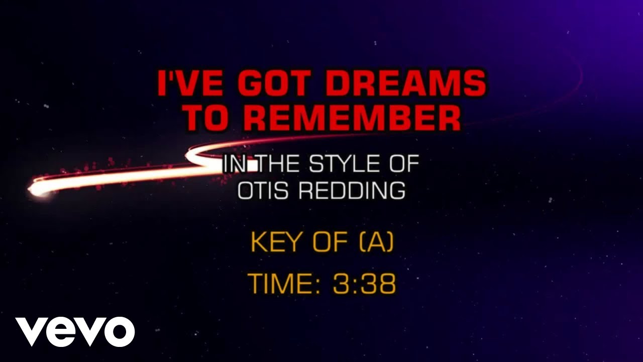 Otis Redding - I've Got Dreams To Remember (Karaoke)