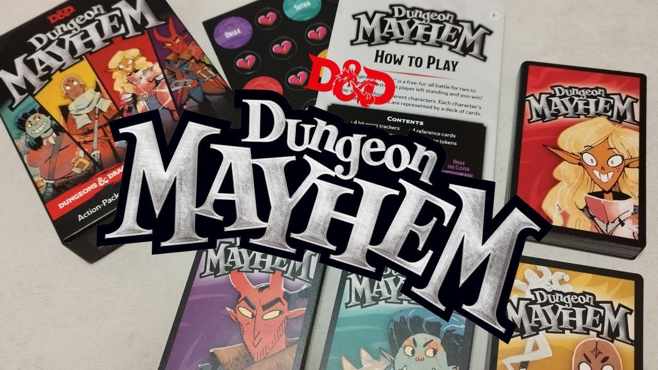 Unboxing de Dungeon Mayhem