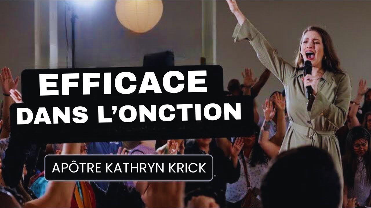 Efficace dans l'onction ! @ApostleKathrynKrick 
