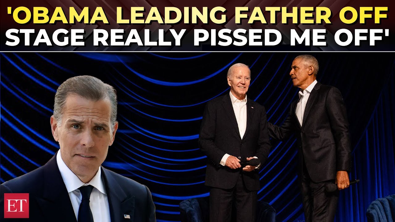 &lsquo;Pissed me off&rsquo;: Hunter Biden got furious at Obama for leading Joe off stage at Hollywood fundraiser
