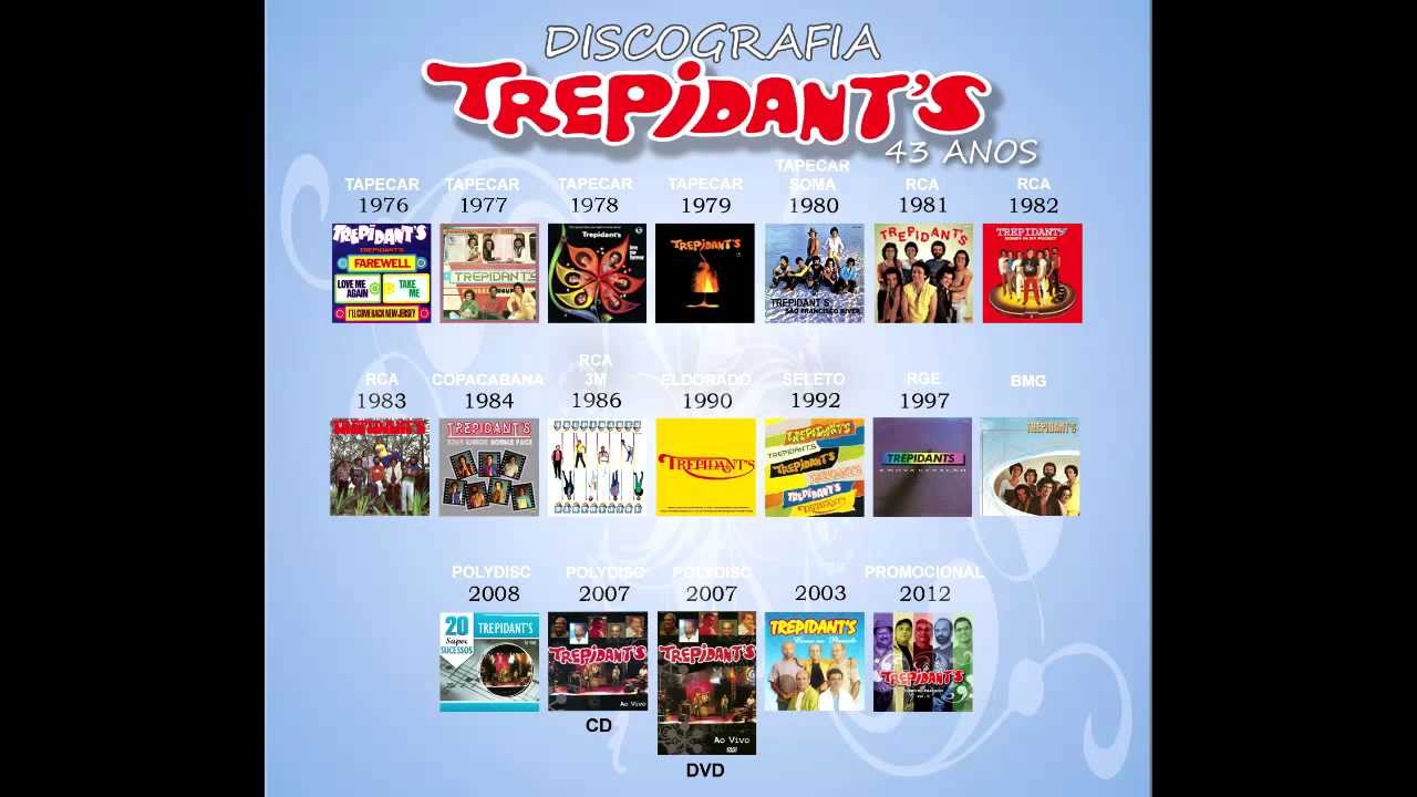 TREPIDANT'S OFICIAL - DISCOGRAFIA - Contatos: (81)99775-0334 & 98613-3133