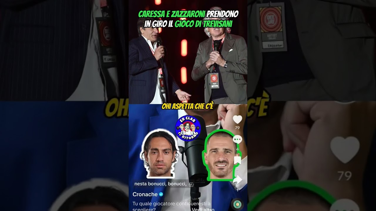 Caressa, Zazzaroni e il gioco delle coppie