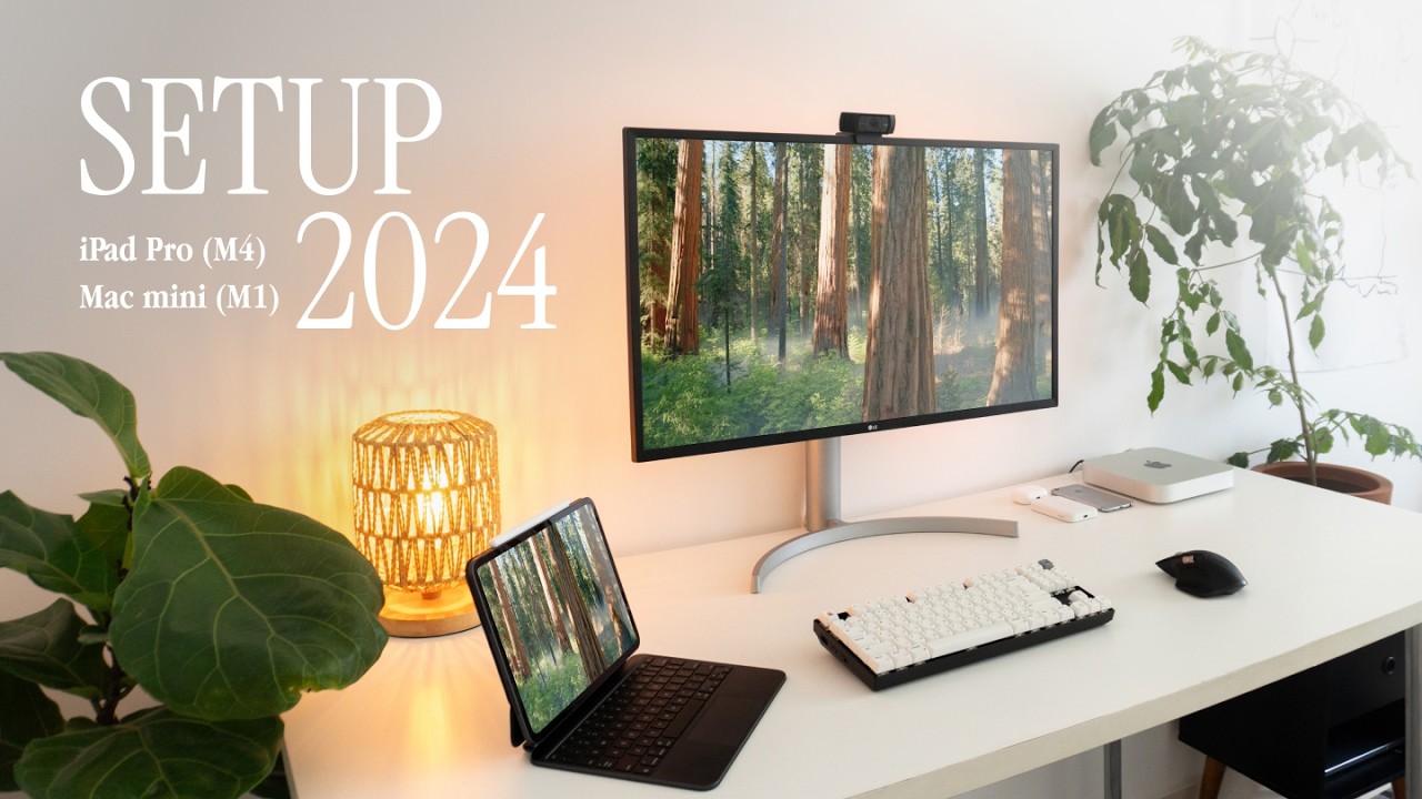 Meu setup de 2024 com iPad Pro (M4) e Mac mini (M1)