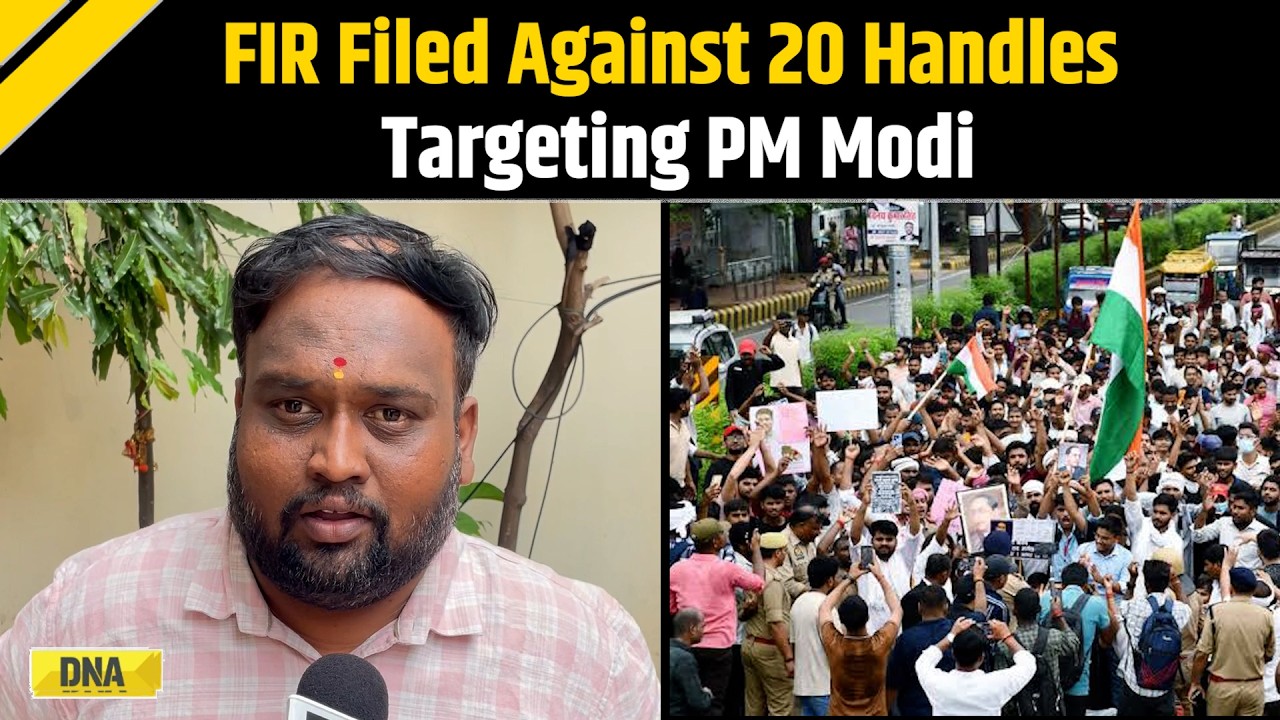 CJP Protest Row: Cyber Police File FIR Against 20 Social Media Handles Targeting PM Modi