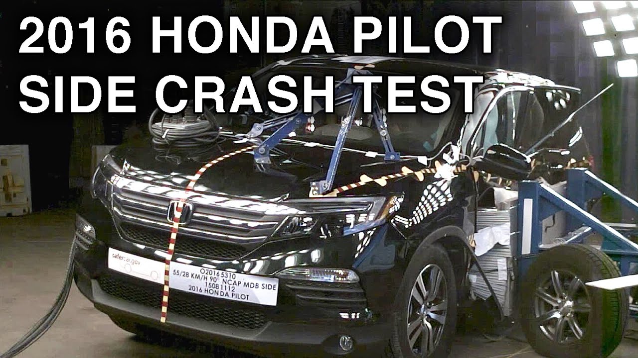2016 Honda Pilot Crash Test (Side Crash)