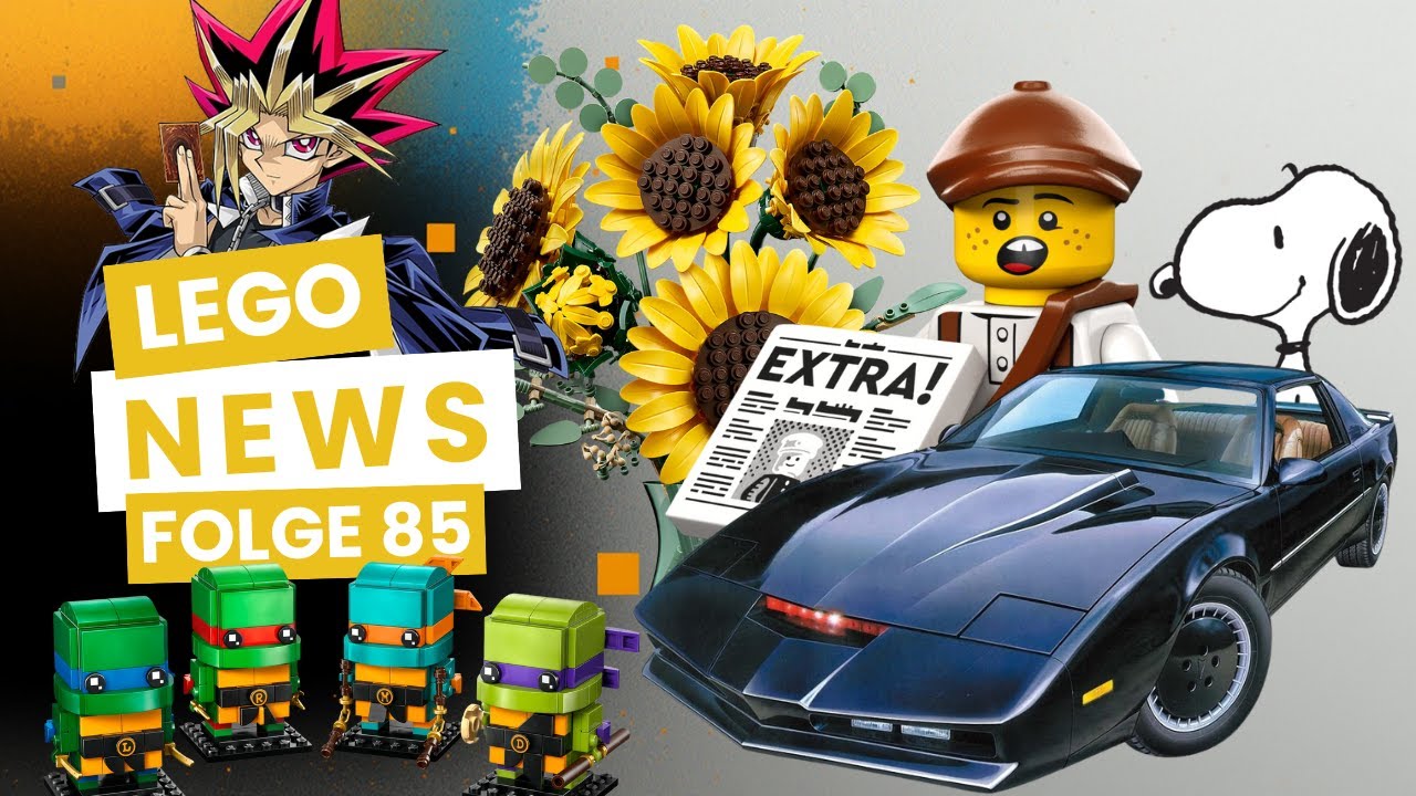 Deine LEGO News (Folge 85): Ninja Turtles, Knight Rider, Yu-Gi-Oh!, ...