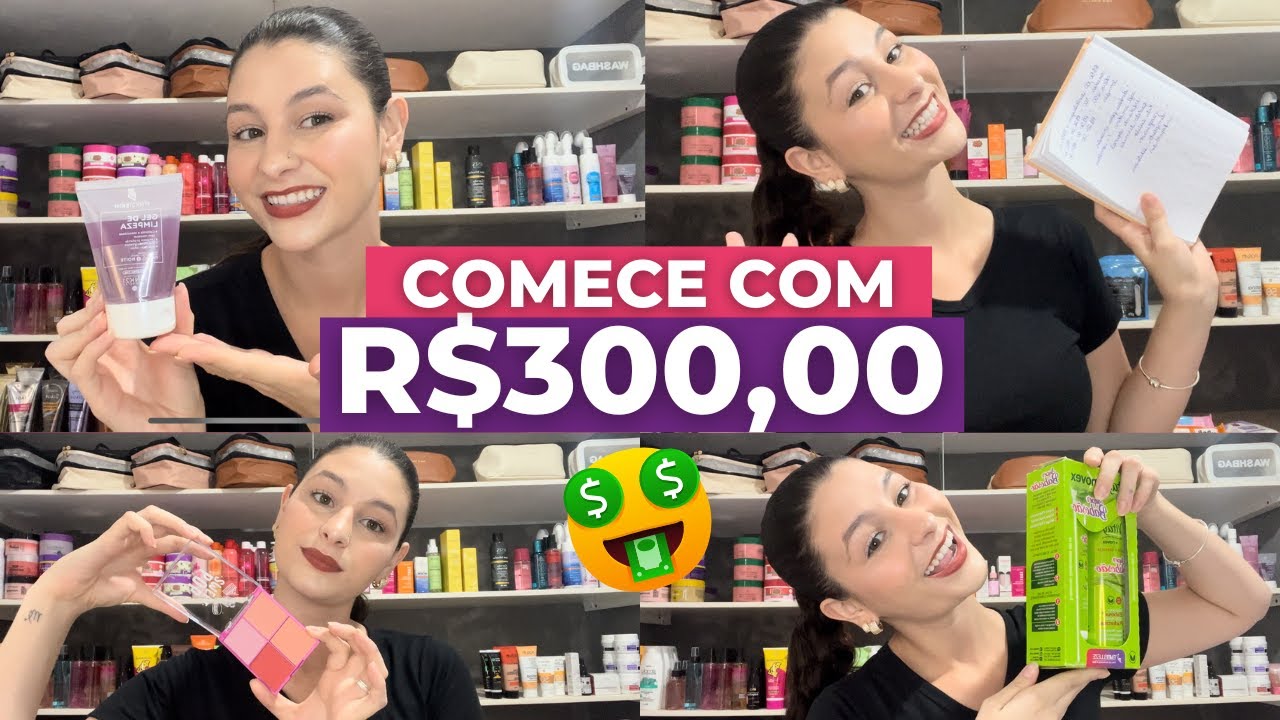 QUAIS PRODUTOS COMPRAR PARA COME&Ccedil;AR UMA LOJA DE MAQUIAGEM ONLINE- Part.2 com passo a passo e valores