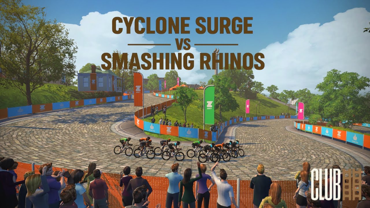 ⚡️Zwift Club Ladder | Cyclone Surge vs Smashing Rhinos | Richmond UCI Worlds ⚡️
