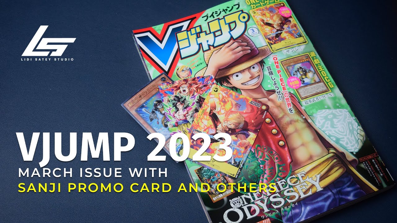 VJump 2023 March Issue with Sanji Promo Card