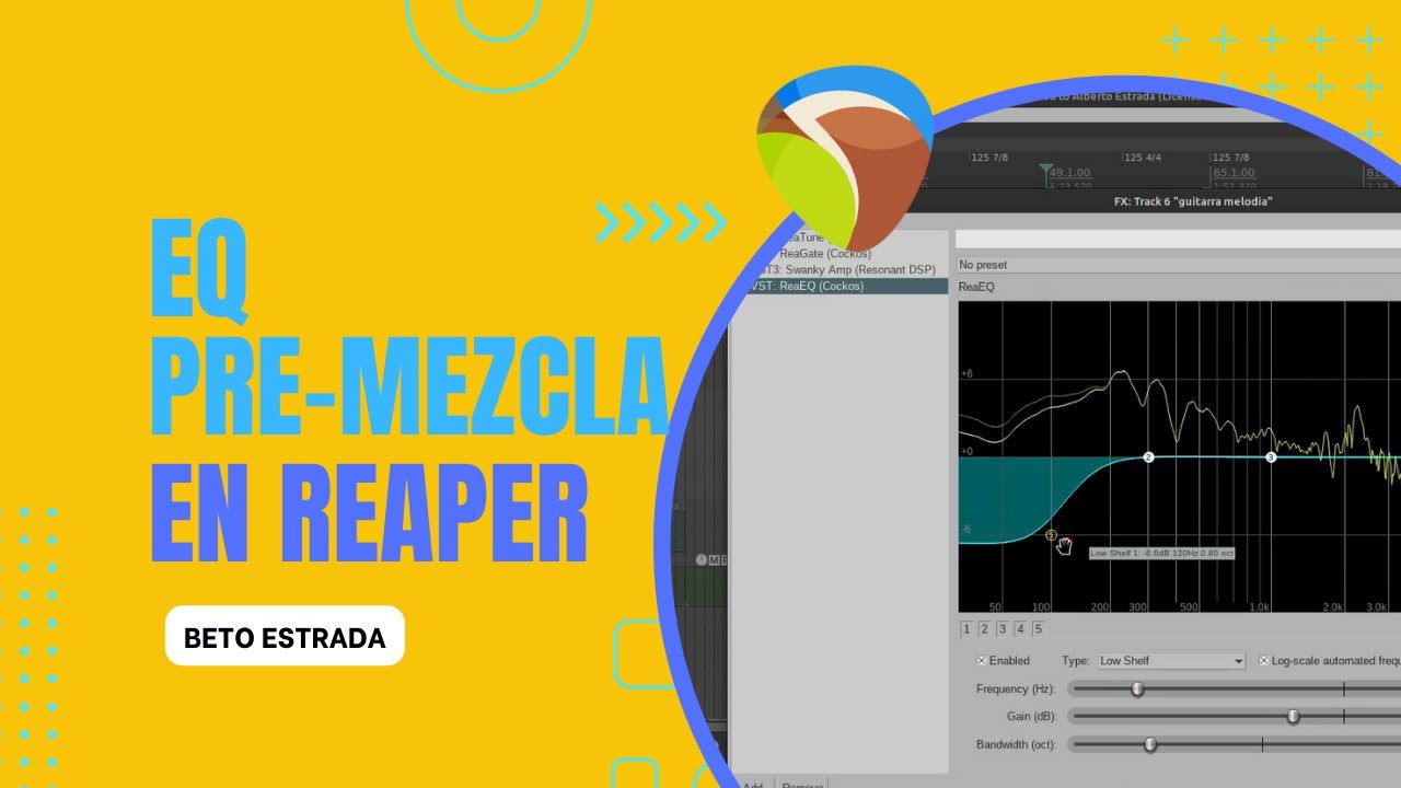 E11 - Preparar tracks para mezclar con plugins de Reaper y de Airwindows (corriendo en Linux).