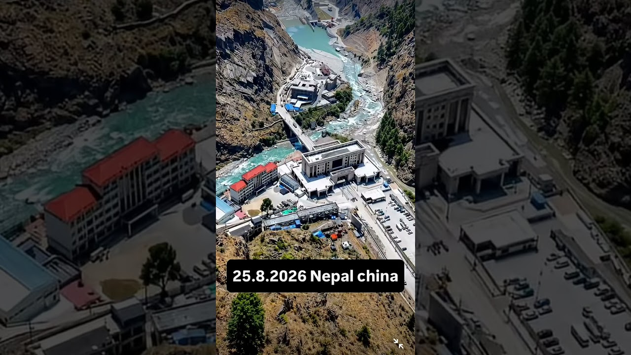 Everything happened in a moment#China#Border#Nepal#Collapse everything#Nepal floods#Rasuvagadi.