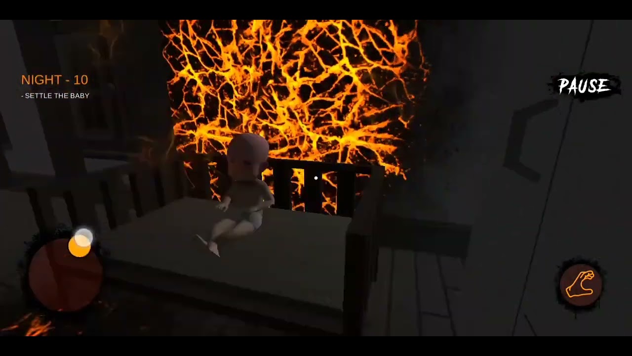 scary baby in horror house night 10