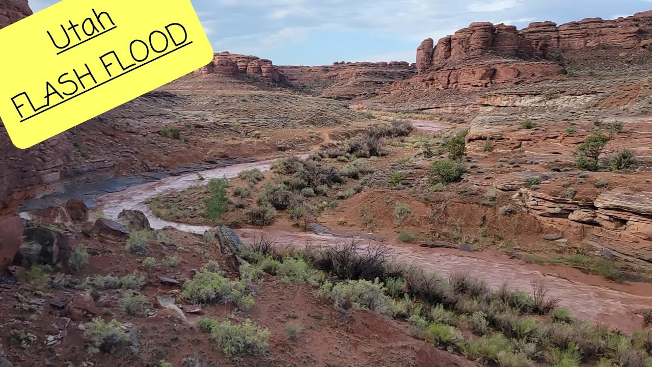 Utah Flash Flood with Debris Flow