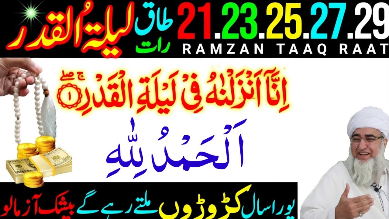 21, 23, 25, 27, 29 Ramzan – Shab-e-Qadr Ki Mubarak Raat! 💖 Surah Al-Qadr Ka Khas Aur Powerful Wazifa