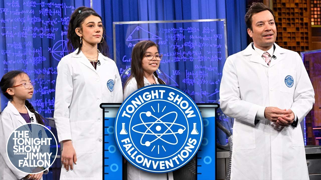 Fallonventions: Mighty Suction Holders, Zero Mess Tray, Rubbie Blinds | The Tonight Show