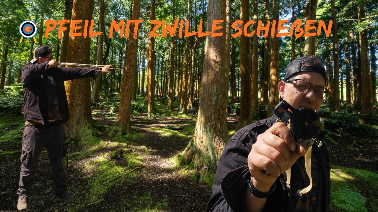 DIY Survival‑Zwille: Pfeilauflage vom Compoundbogen + HawkShot Zwille