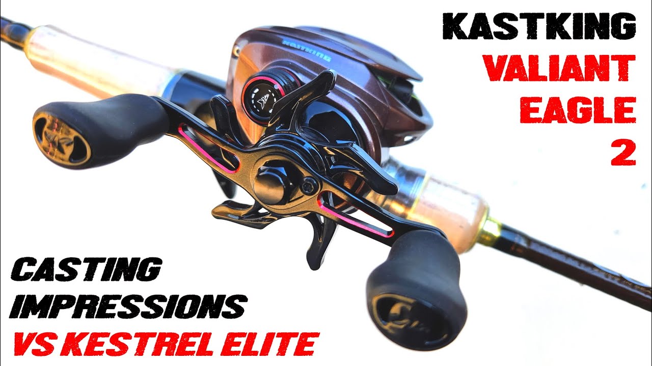 KastKing VALIANT EAGLE 2 vs KESTREL ELITE BFS... CASTING COMPARISON!!!