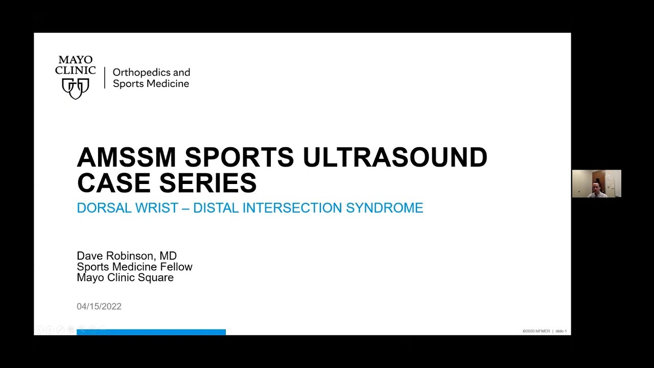 Distal Intersection Syndrome with Dr. David Robinson | AMSSM Sports US Case Presentation