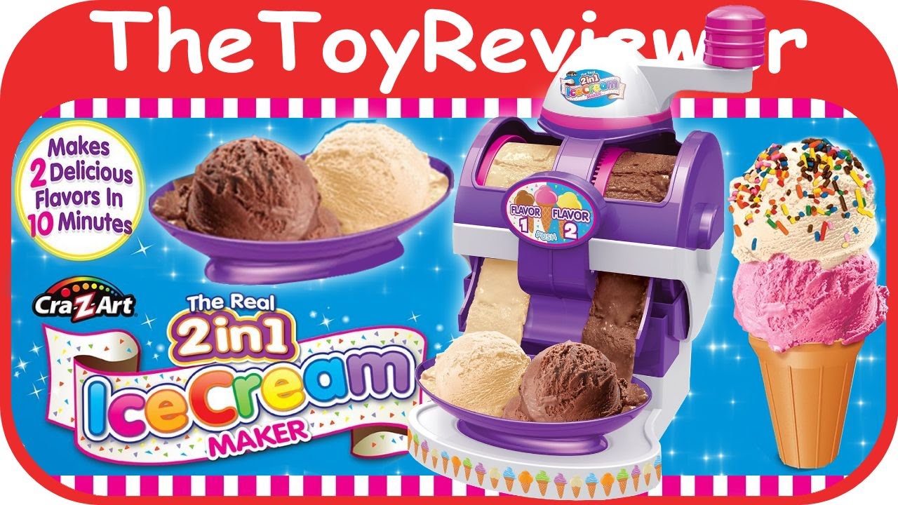 Cra-Z-Art The Real 2 in 1 Ice Cream Maker Kit Unboxing Tutorial by TheToyReviewer