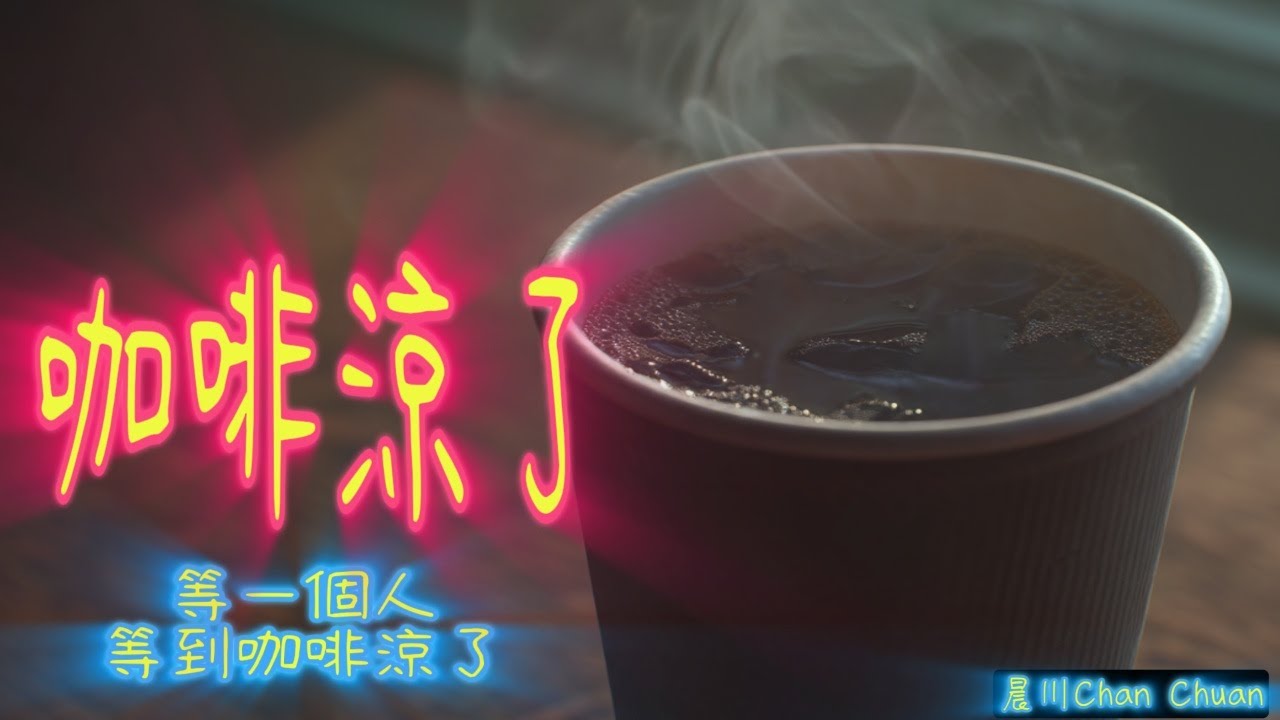 《咖啡涼了》【完整版】｜玻璃窗倒映的角落｜那個我沒敢說Hello的午後成了遺憾! #淡藍色的憂傷 #原創音樂