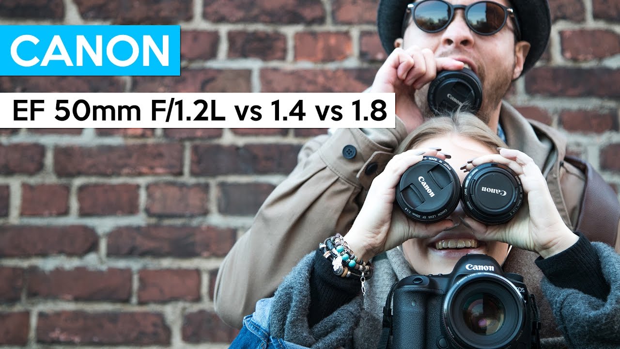 Canon EF 50mm F/1.2L vs 1.4 vs 1.8 STM | BOKEH battle with great portrait lenses | english review