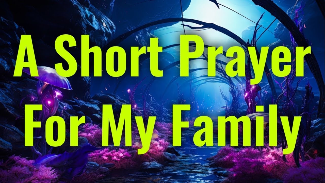 Lord God, Please strengthen & guard our family against the evil one…