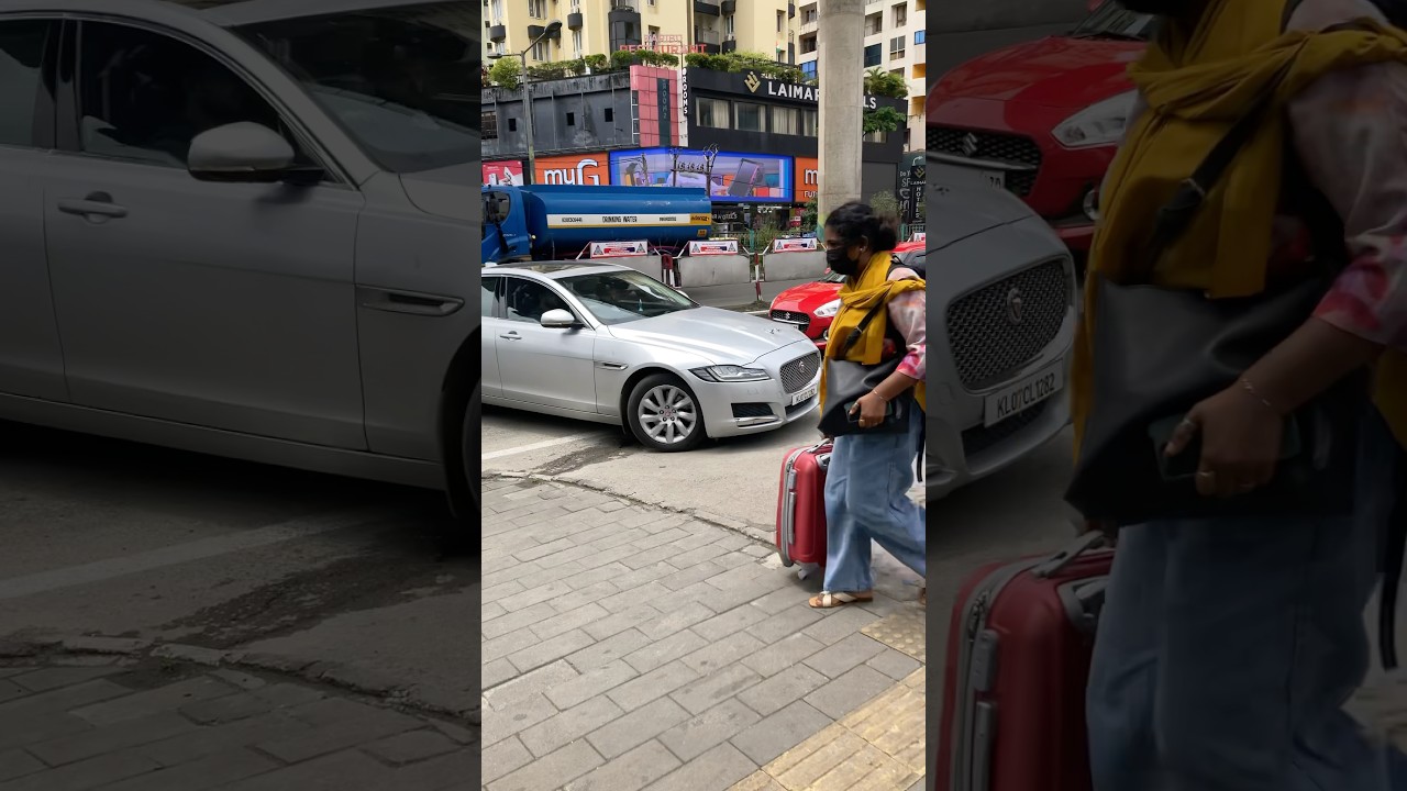 Mollywood actor Bibin George's Jaguar Xf spotted.