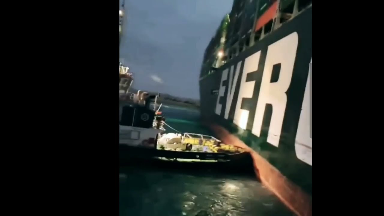 Suez Canal Evergreen Gaint Ship Remove Video ||Tech Videos || Suez canal evergreen ship