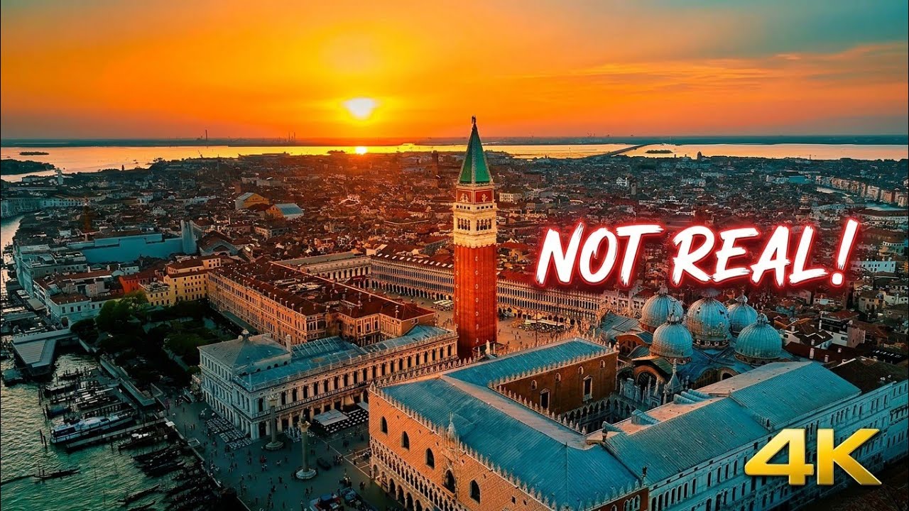 Enjoy the spectacular view of Venice, Italy in 4k Ultra HD|HDR | 60 fps by drone.