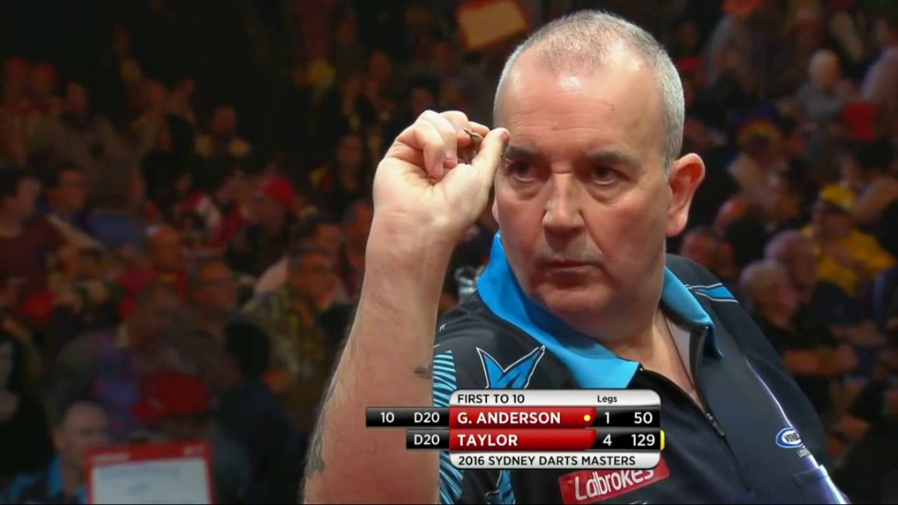 Phil Taylor v Gary Anderson ᴴᴰ 2016 Sydney Darts Masters | Quarterfinal