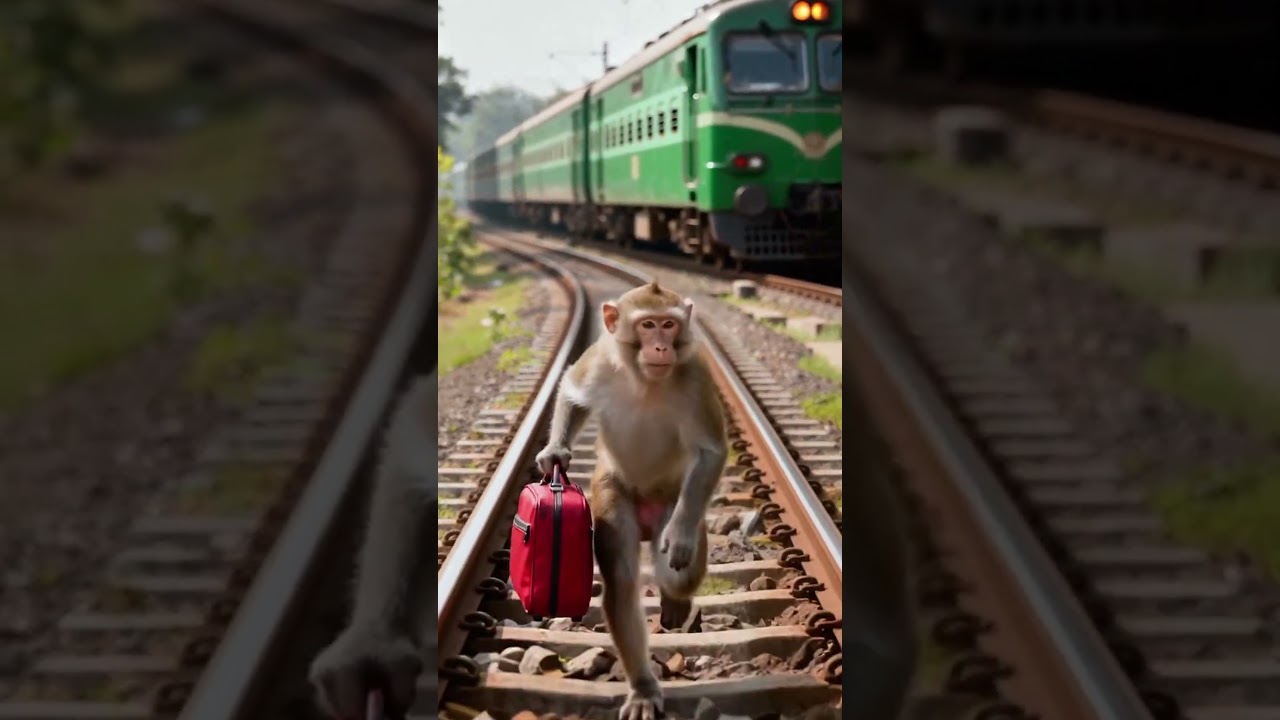 It wasn't just an animal. It was a message from Hanuman himself. 🙏 #shortsfeed#monkey  #animalrescue