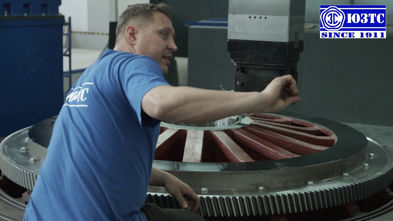 Обработка планшайбы центра VC 32/28 GM на комплексе переменной компоновки VC50/90 GM.
