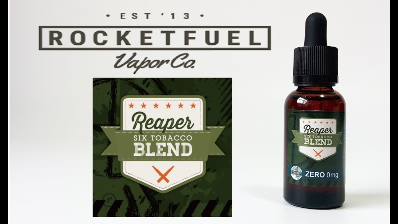 リアルタバコ味？！電子タバコ リキッド Reaper Blend   Rocket Fuel Vapes - Review