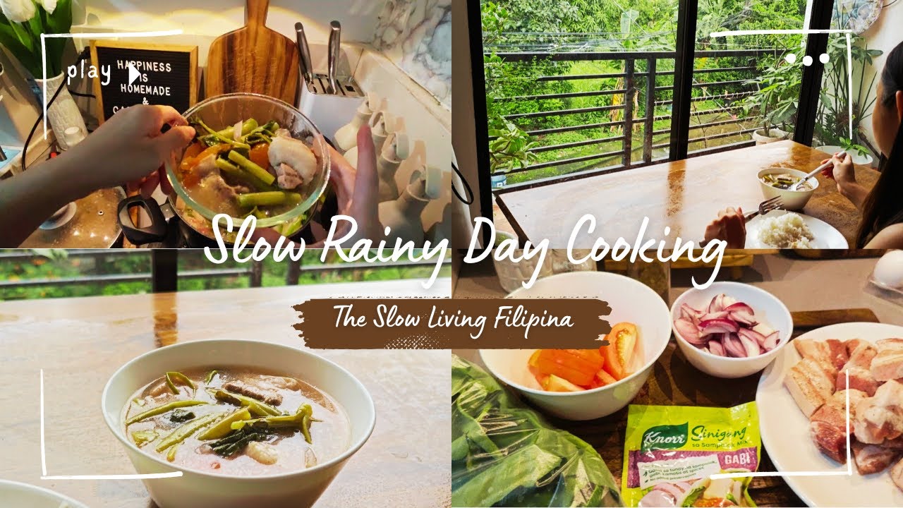 Pork Sinigang Recipe | Filipino Comfort Food | Slow Rainy Day Vlog