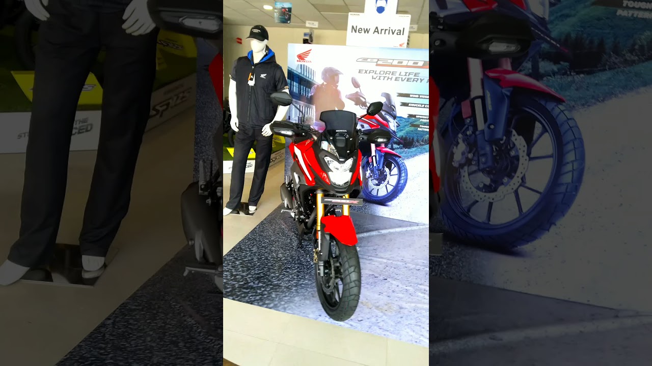 Honda CB200X Adventure tourer bike 😍