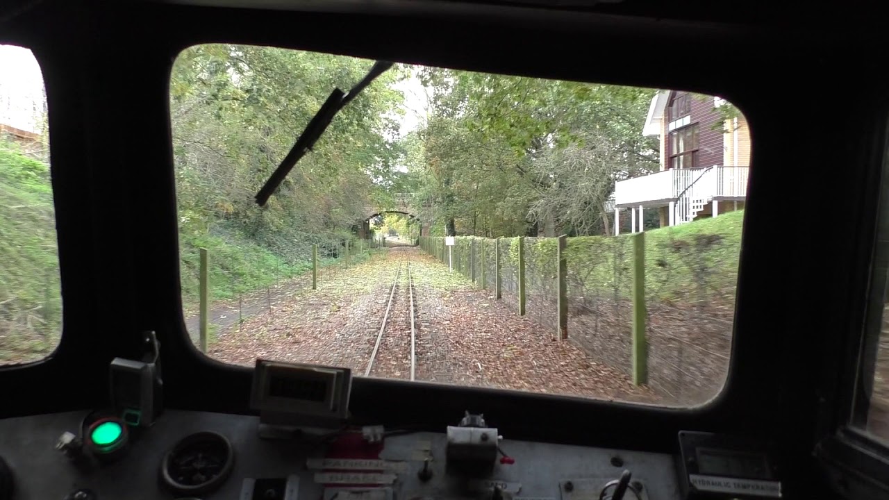 A drivers eye view of the Bure Valley Railway