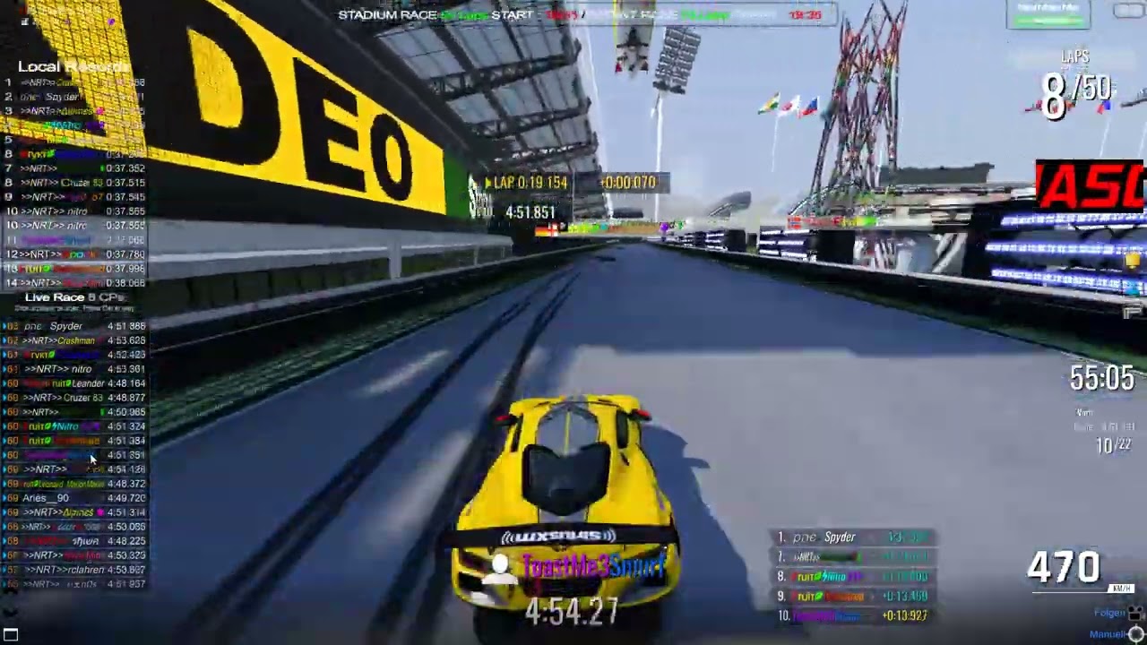 ManiaPlanet 2026 stadium sprint race 1