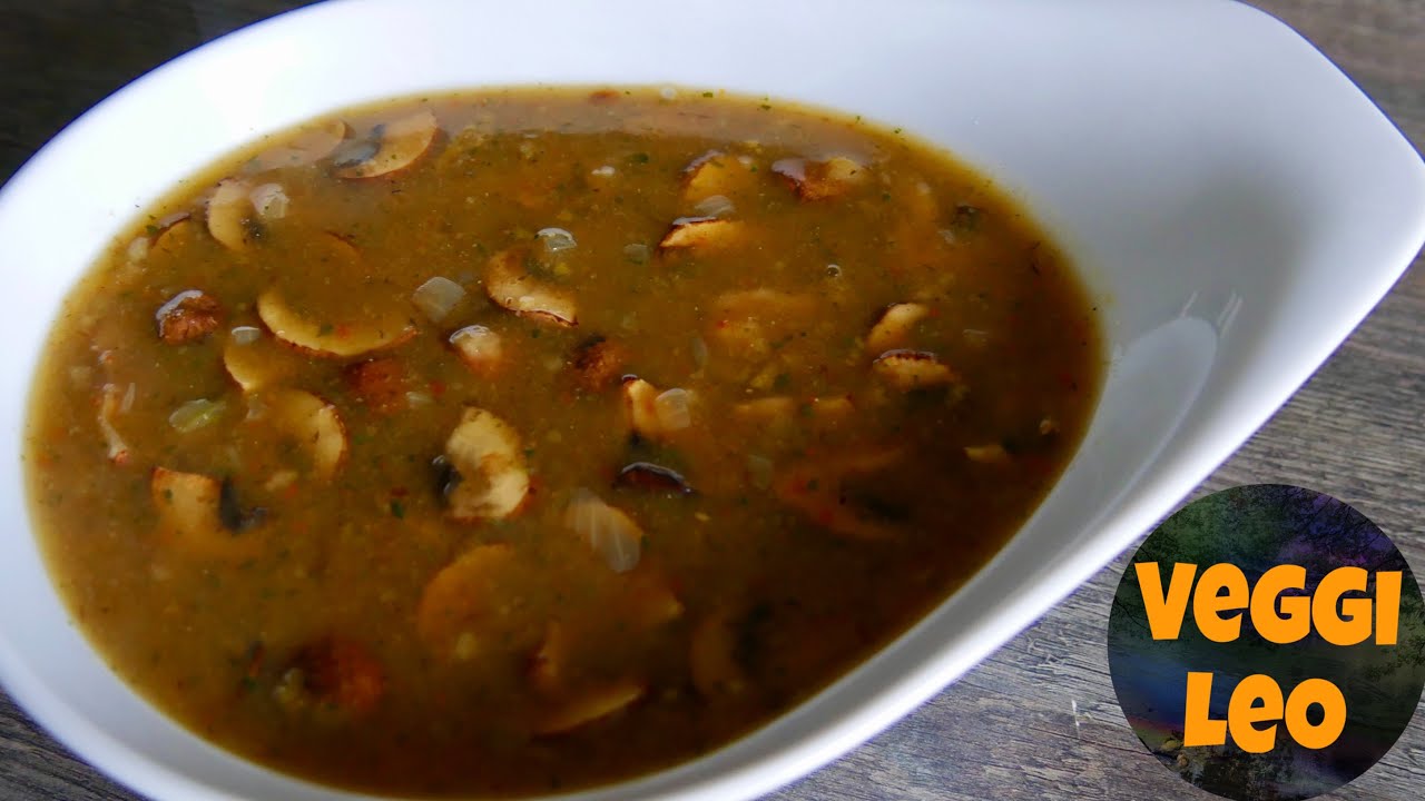 Vegane braune Pilz-Sauce ohne Fett