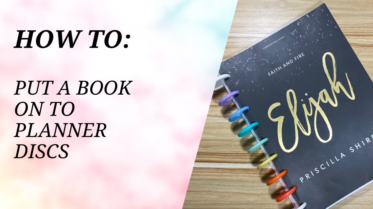How to convert a bound book into a disc bound book
