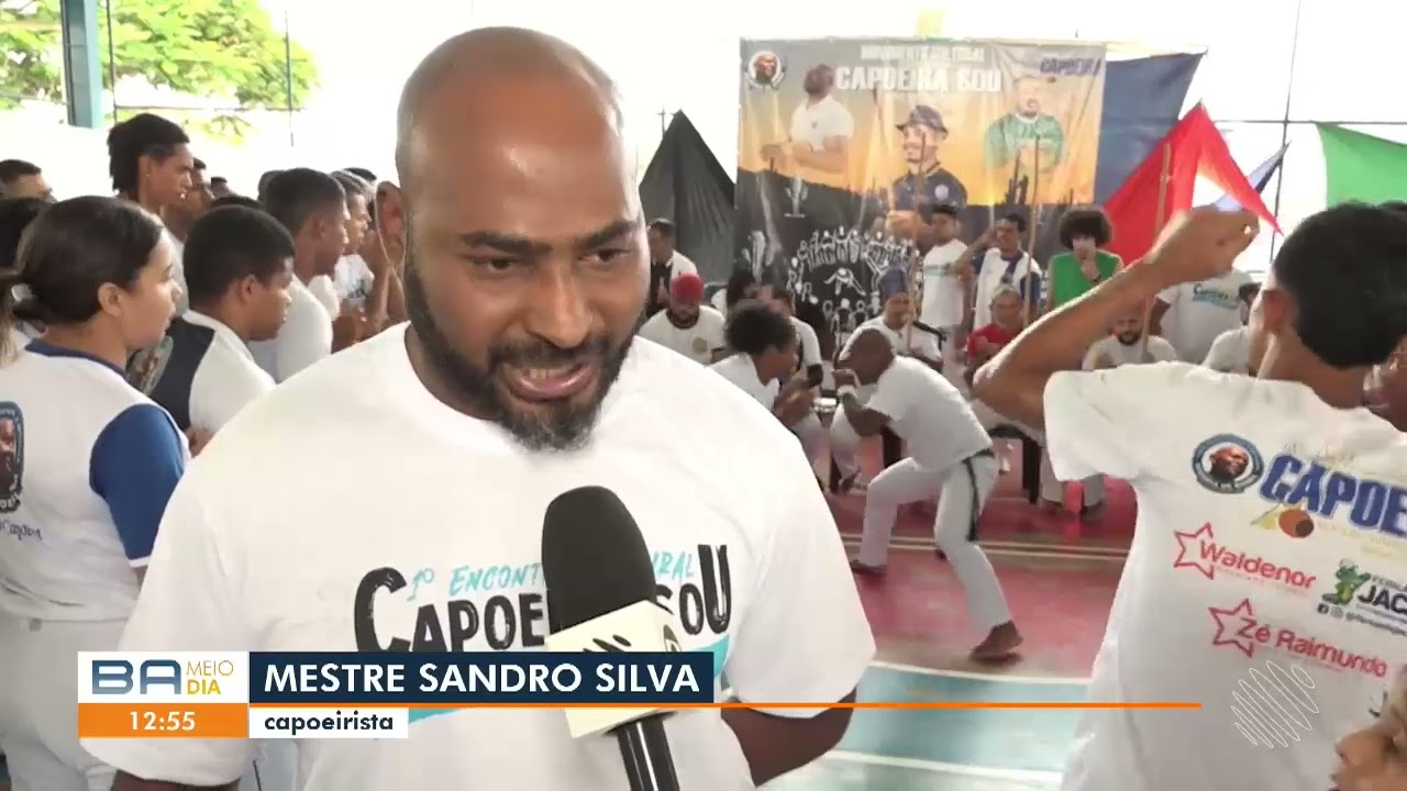 Matéria  TV SUDOESTE completa do evento  Capoeira sou do interior organizado pelo Professor Celso