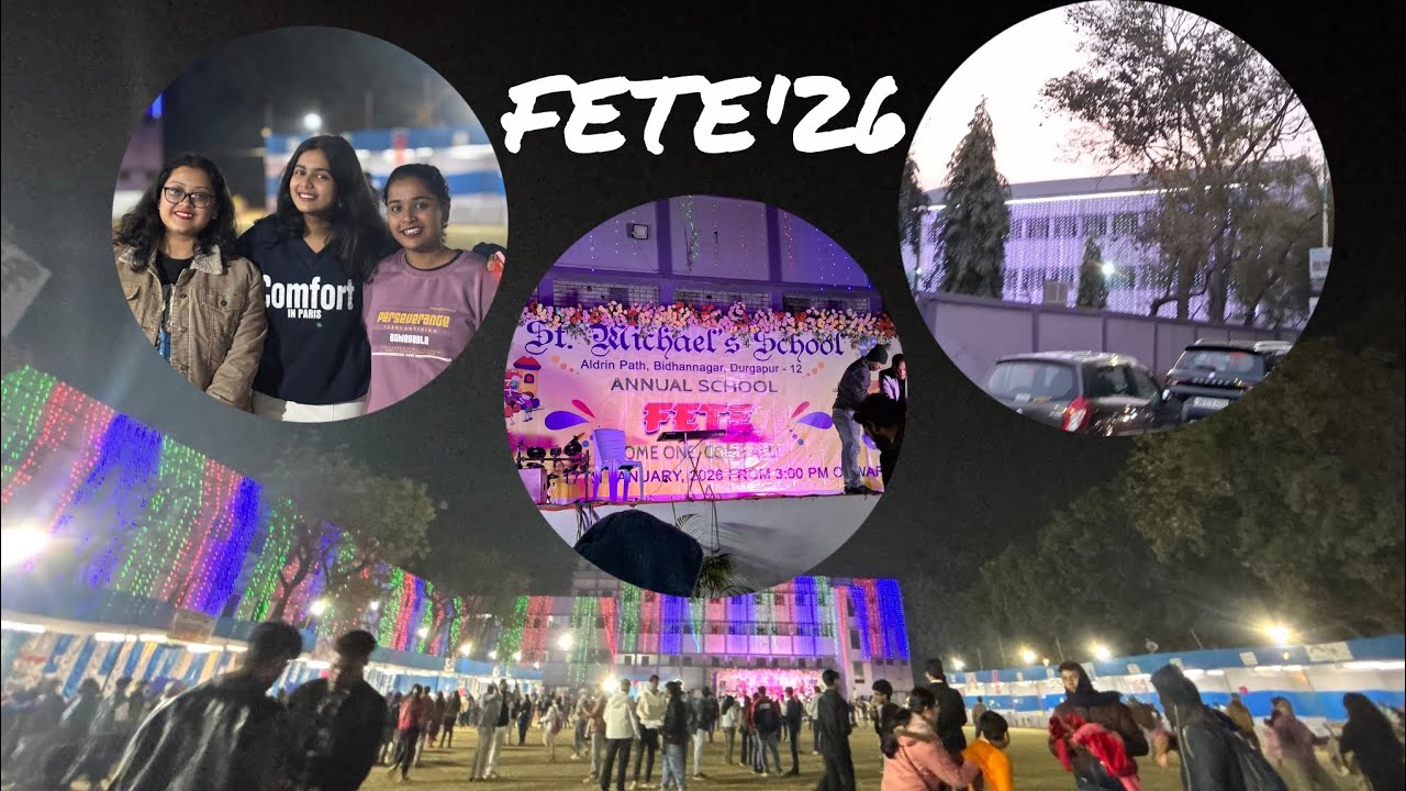 My school Fete: attending as ex student|| St. Michael's School, Durgapur @AdrijaAcharya_vlogs 
