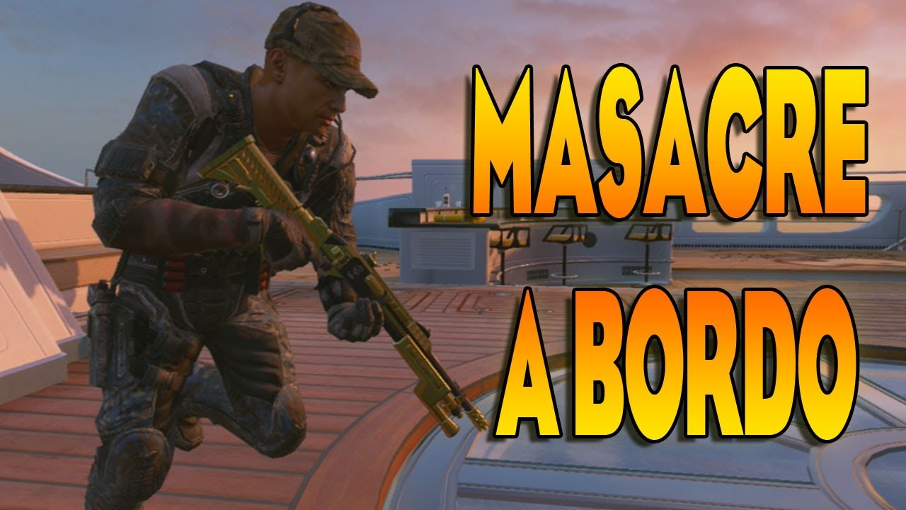 MASACRE A BORDO!! R870 Oro - Black Ops 2